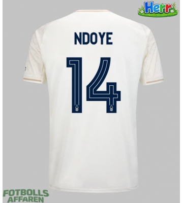 Nottingham Forest Dan Ndoye #14 Bortatröja 2025-26 Kortärmad
